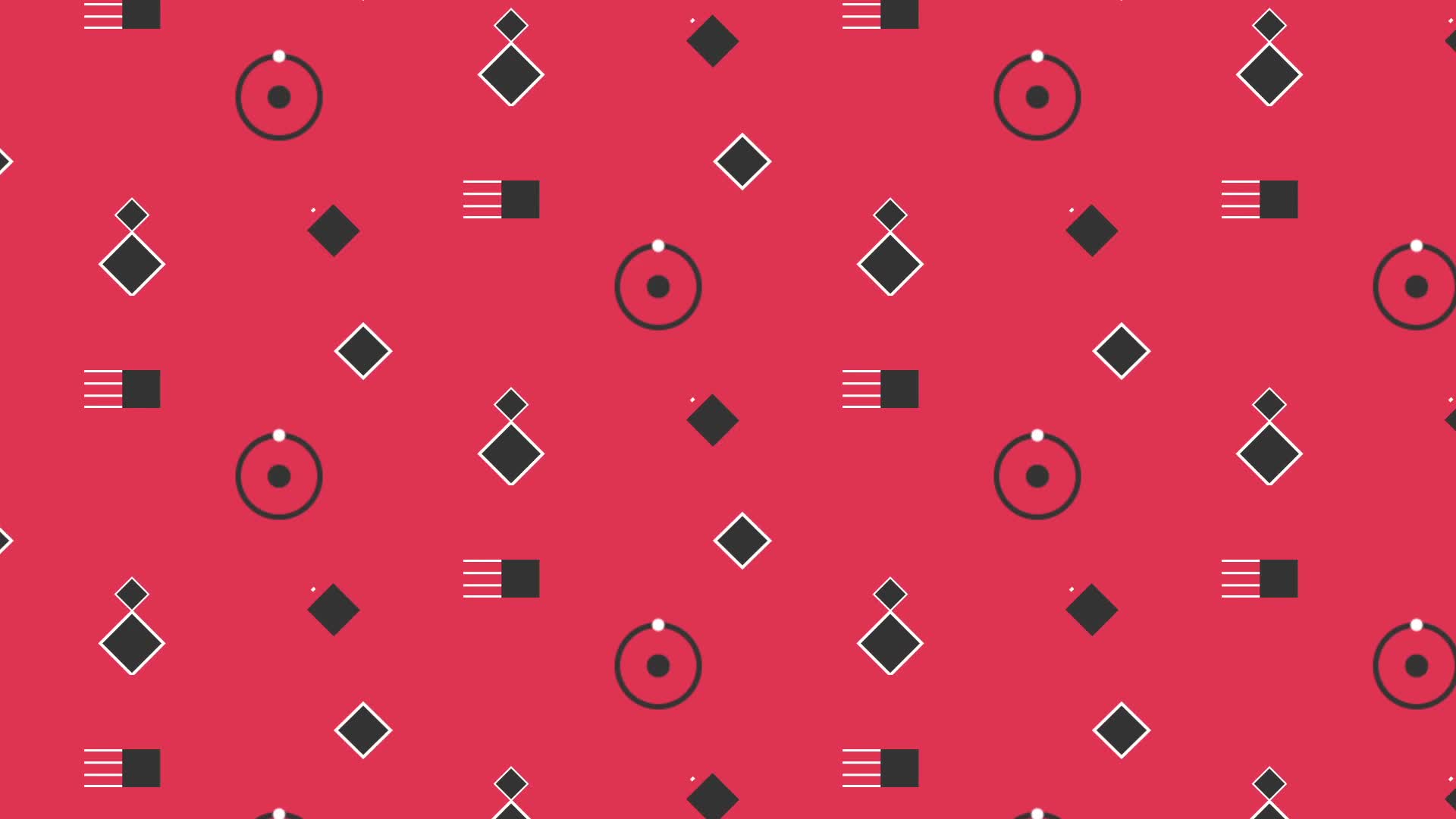 Pink Geometric Cycle Animated Wallpaper - Free Download