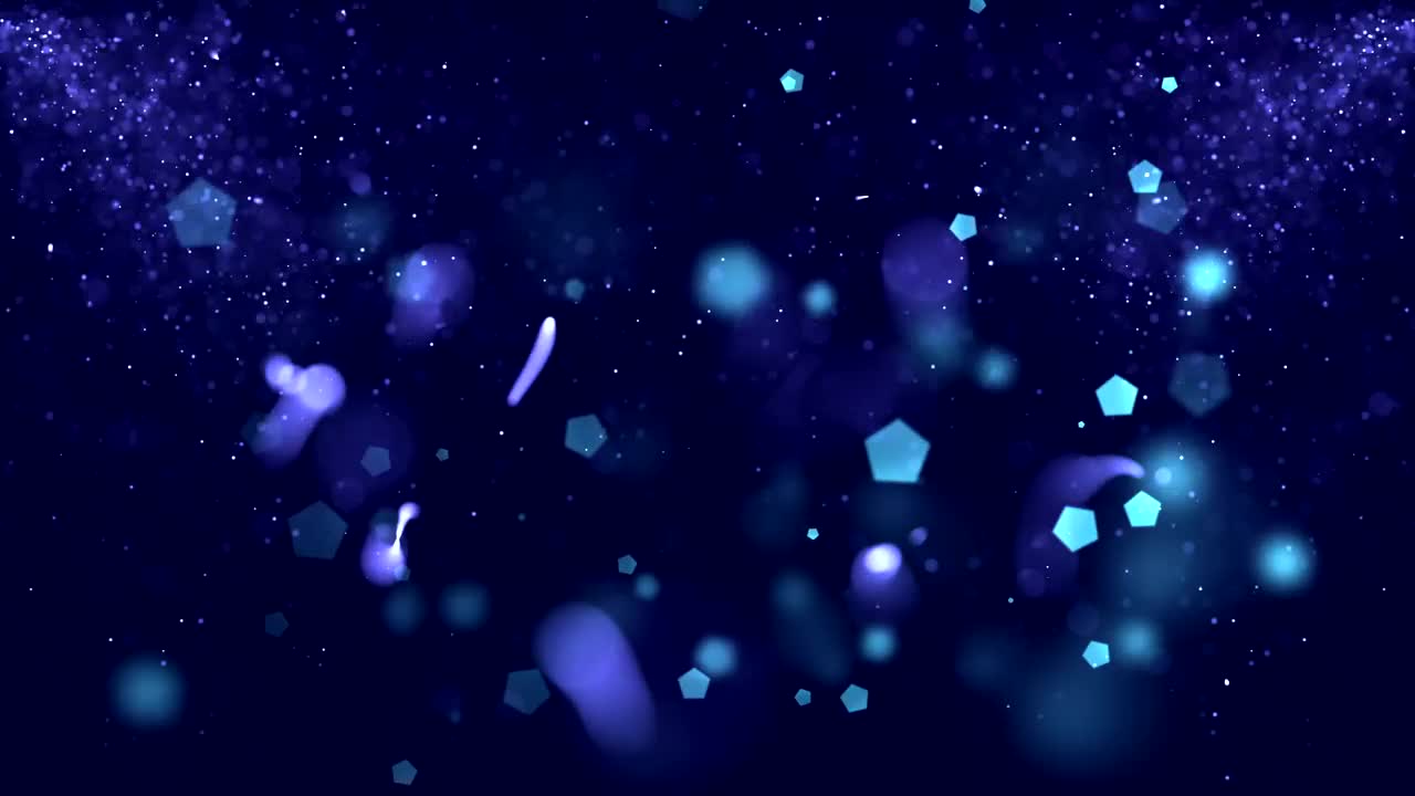 Free Video Stock Sparkling Particles On Blue Background Live Wallpaper - Free Download