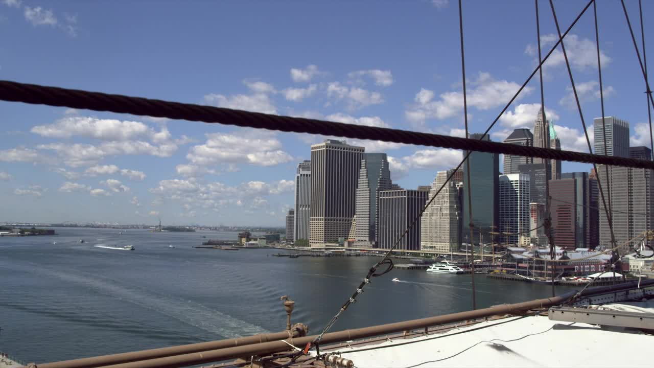 Stock Footage View From The Brooklyn Bridge Live Wallpaper - Free Download