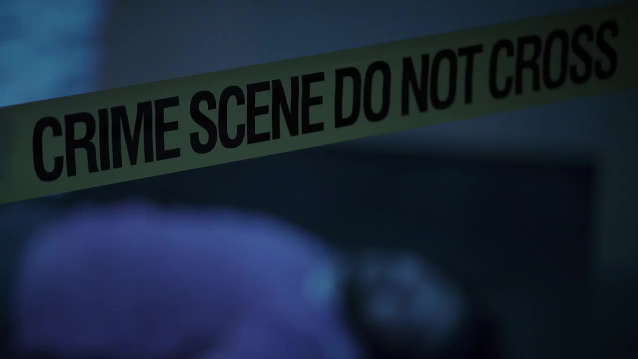 Video Stock Police Barricade Tape At A Crime Scene Live Wallpaper Free - Free Download