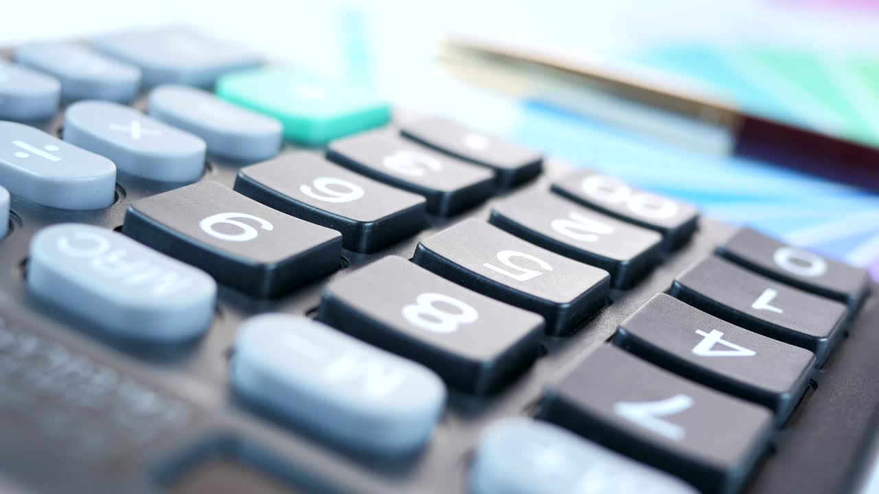 Stock Video Finger Using Calculator Close Up Live Wallpaper For PC - Free Download