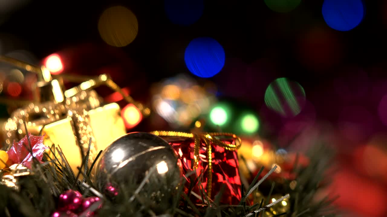Stock Video Decorations Of Small Christmas Boxes Live Wallpaper For PC - Free Download