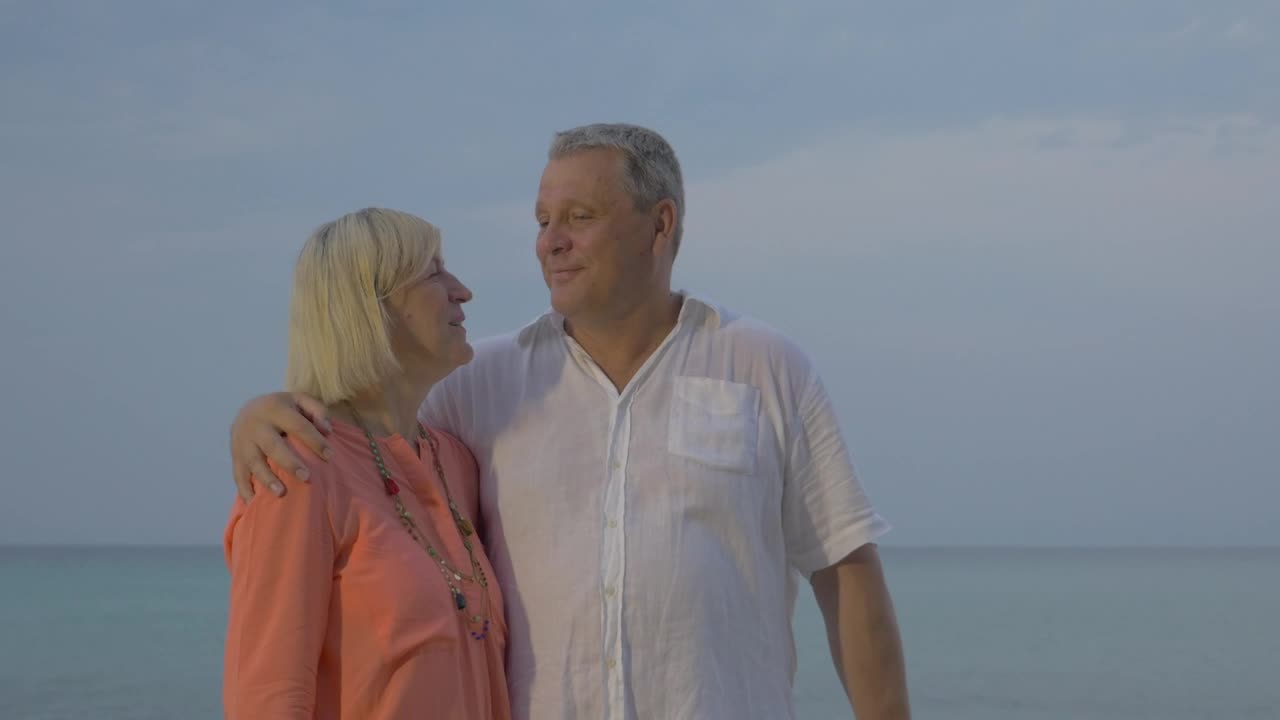 Stock Video Elderly Couple Taking A Photo On Vacation Live Wallpaper For PC - Free Download