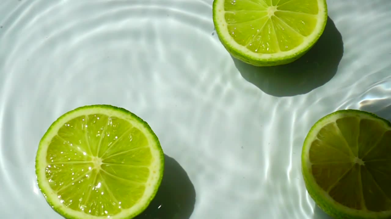 Stock Video Lemons Falling Into A Pond With Water Animated Wallpaper - Free Download