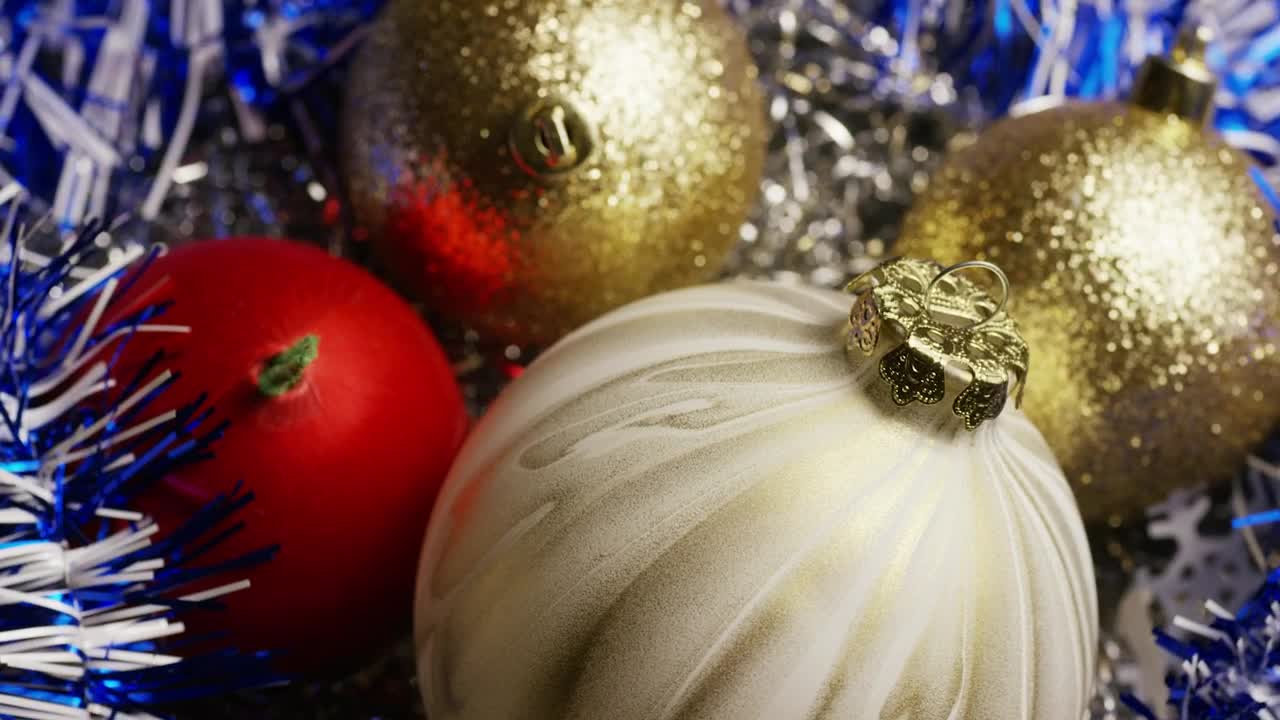 Video Stock Christmas Spheres Decorations Live Wallpaper For PC - Free Download