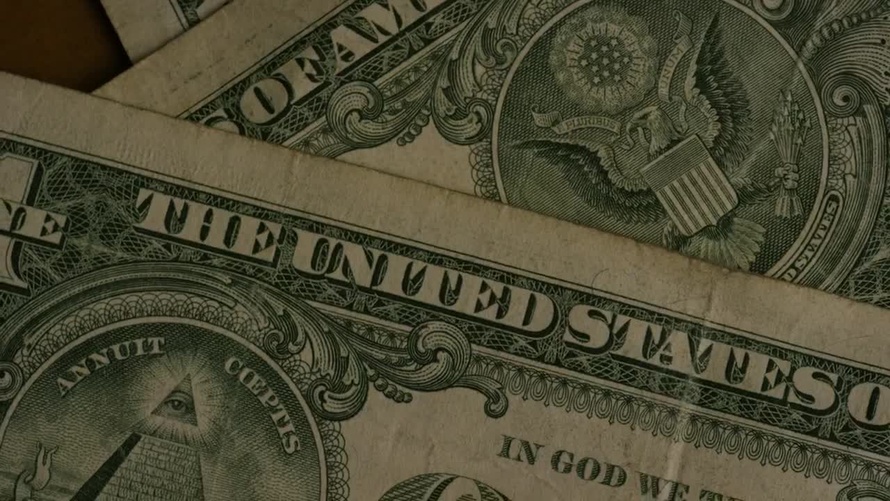 Stock Video One Dollar Bills Rotating Live Wallpaper - Free Download