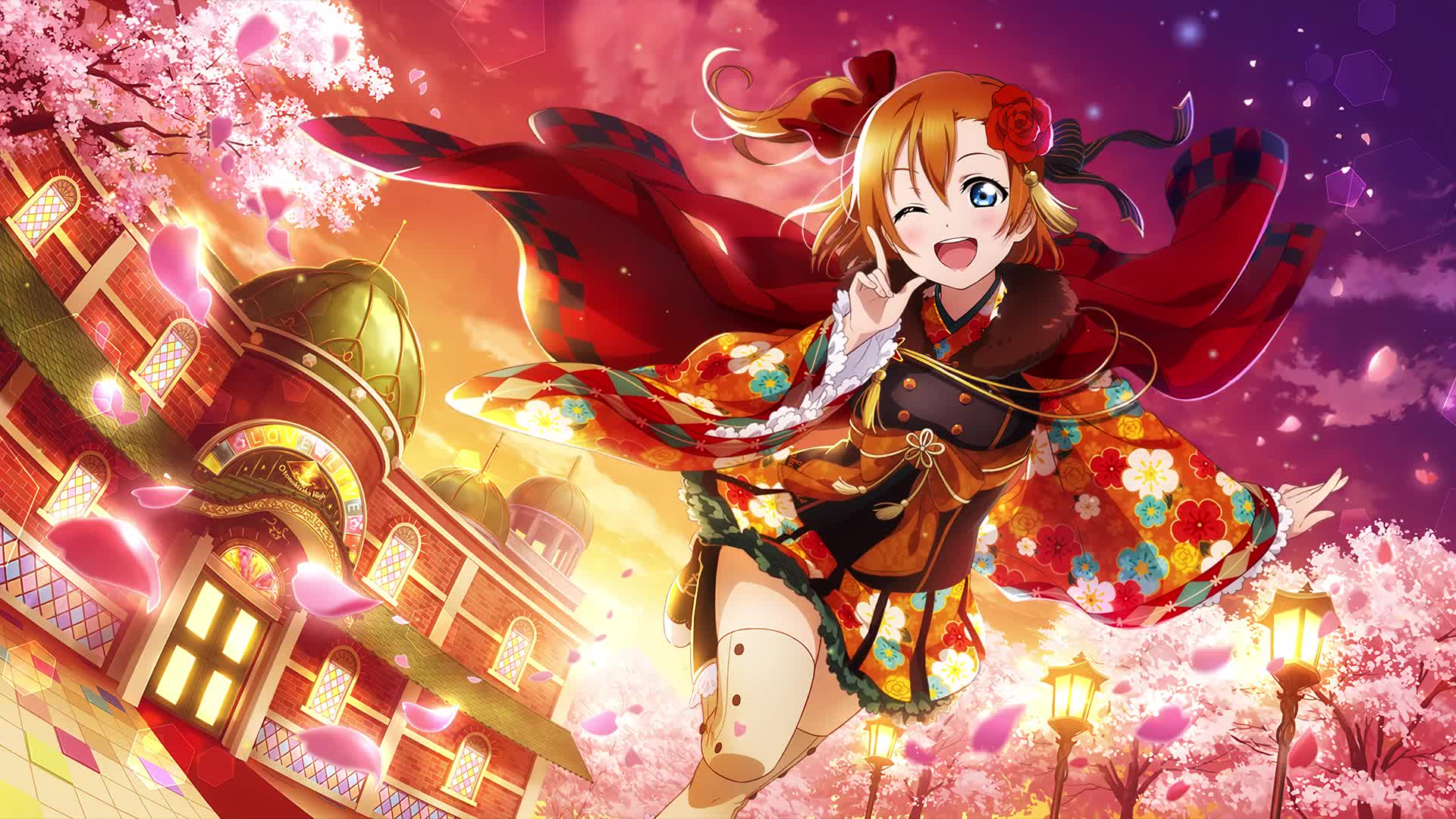 Honoka Kosaka Anime Live Wallpaper - Free Download
