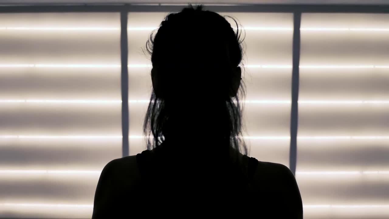 Free Stock Video Silhouette Of A Contemporary Dancer In Studio Live Wallpaper - Free Download