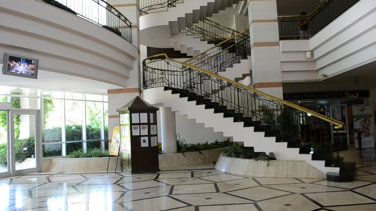 Free Video Stock Stairs Heading Up Through A Large Hotel  LargeLive Wallpaper - Free Download