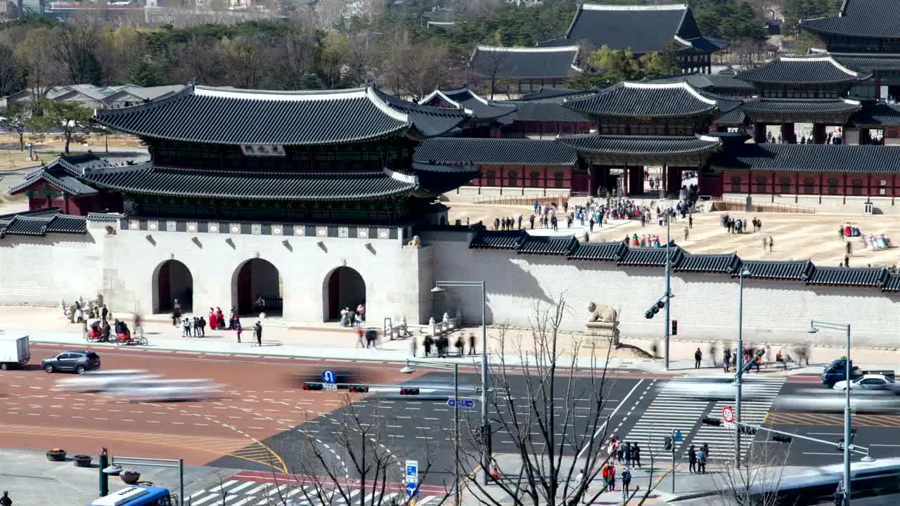 Free Video Stock traditional palace in korea Live Wallpaper - Free Download