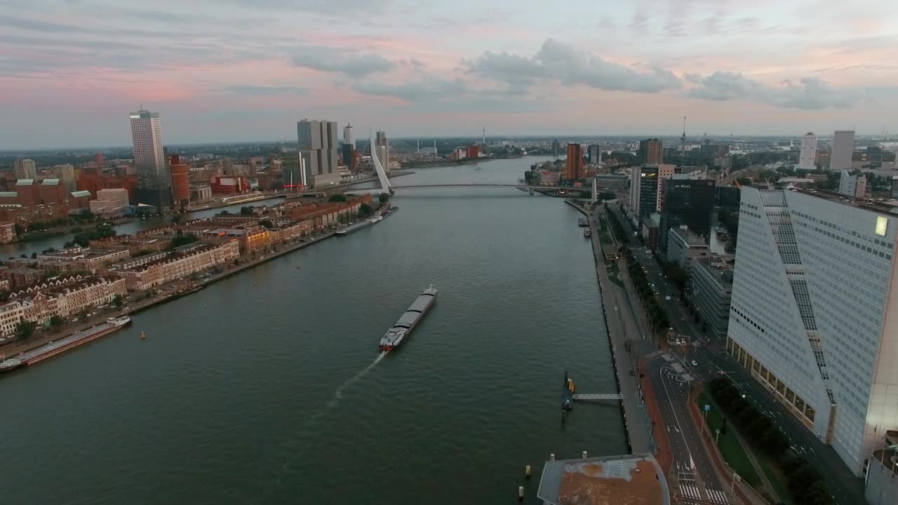 Stock Video Industrial Areas Of Rotterdam Animated Wallpaper - Free Download