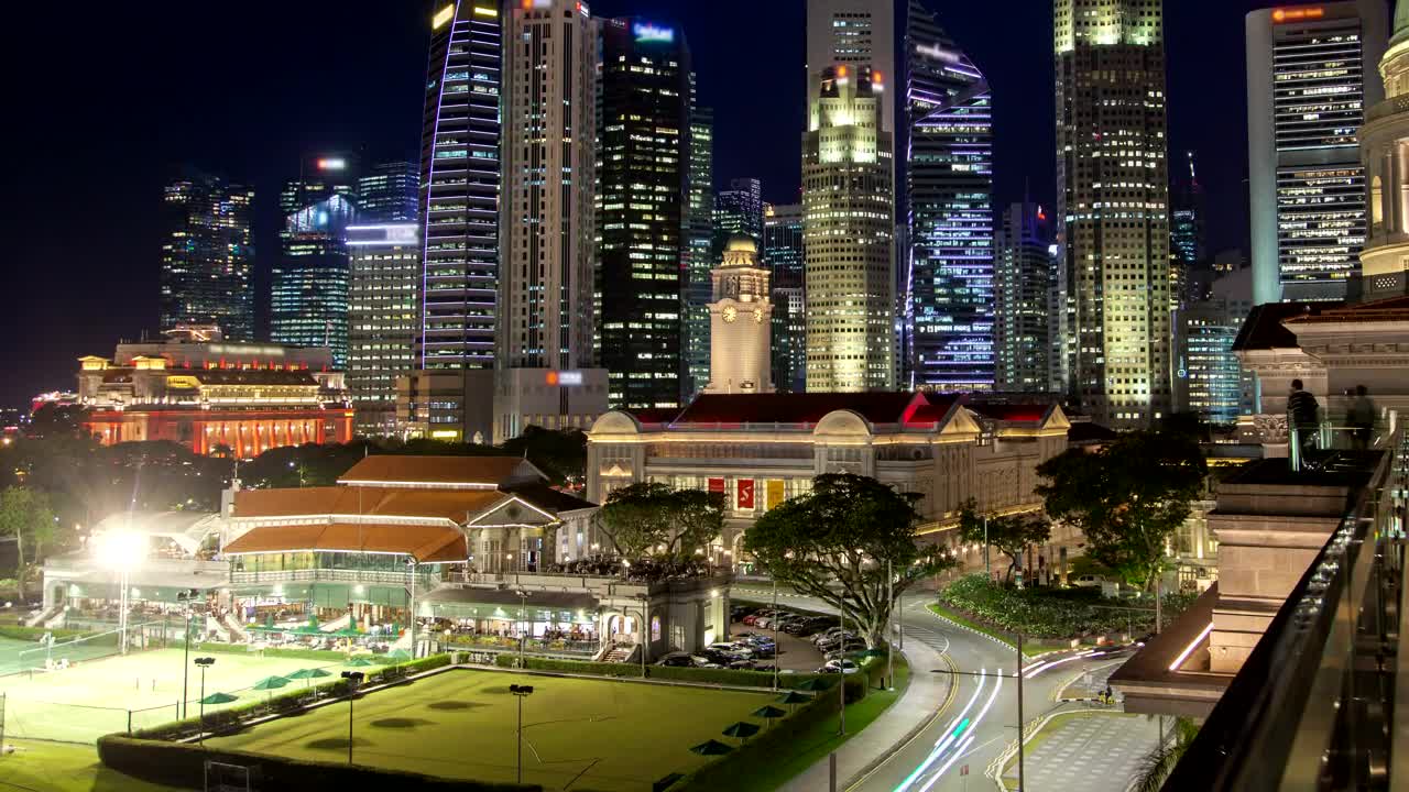 Free Stock Video Singapore Cityscape With Skyscrapers Live Wallpaper - Free Download