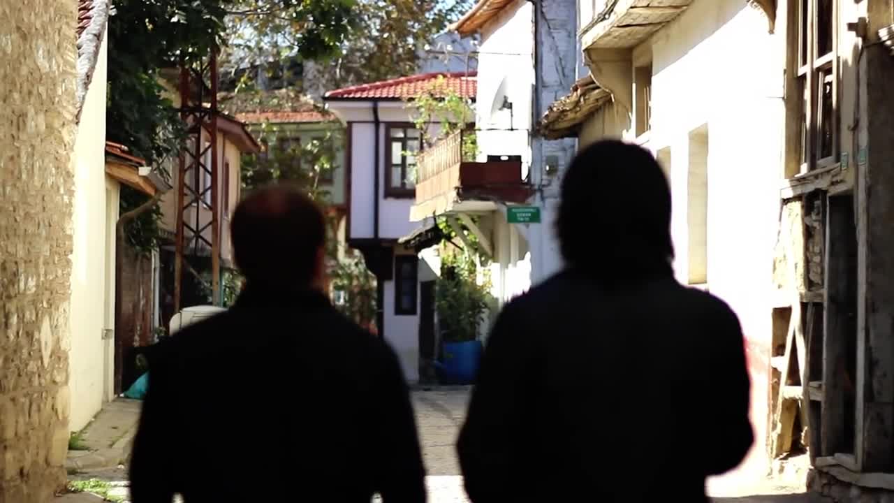 Free Stock Video Two Men Walking Along The Old Alleys Live Wallpaper - Free Download
