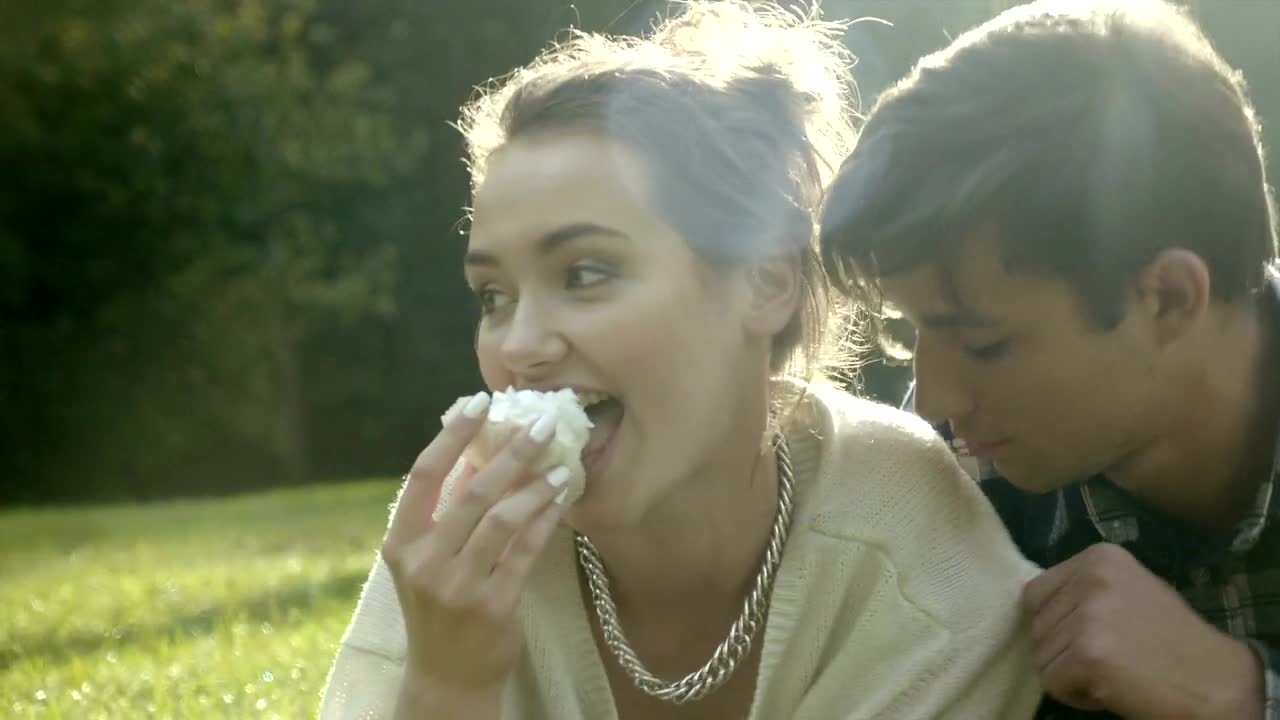 Stock Video Couple Kissing In A Picnic Live Wallpaper For PC - Free Download