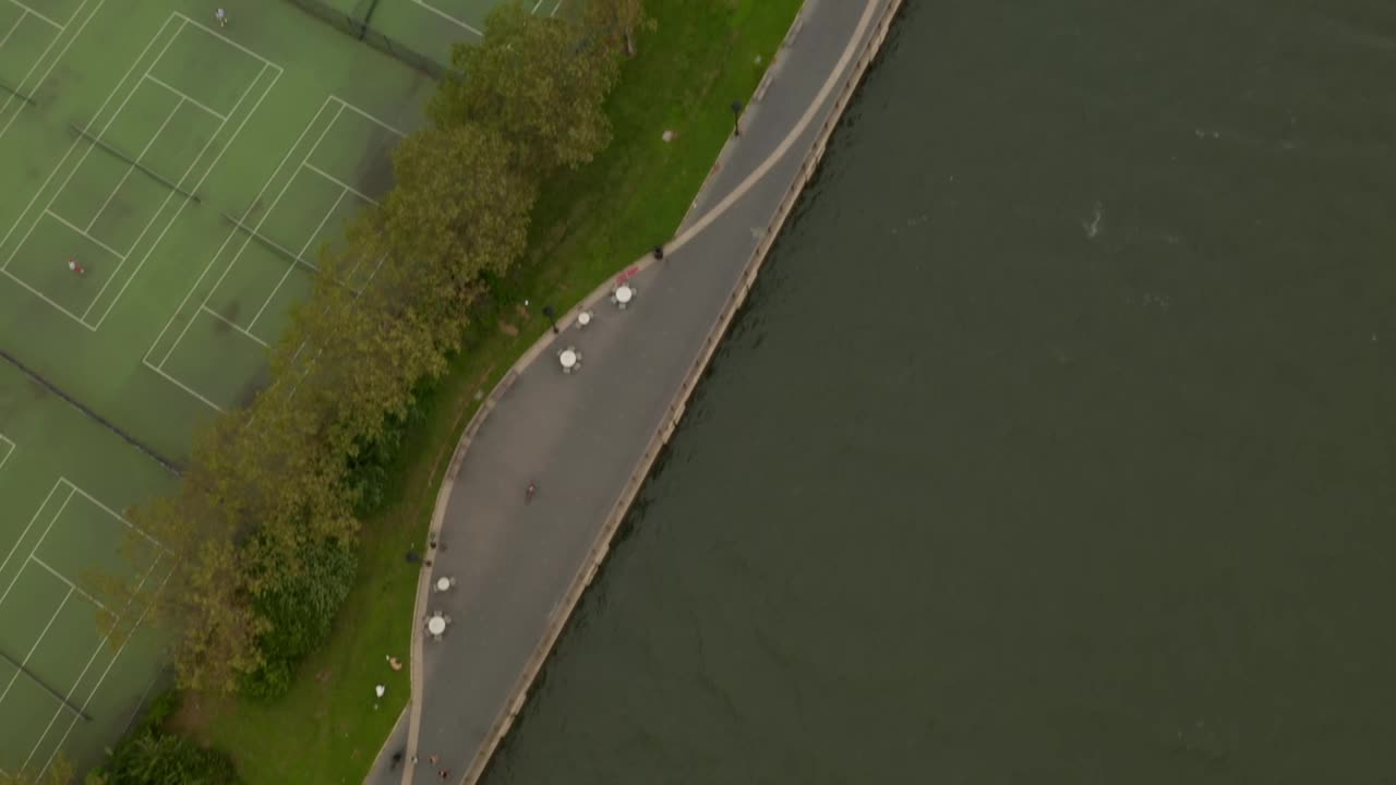 Stock Video Panoramic Aerial View Of New York City Tilt Shot Live Wallpaper - Free Download