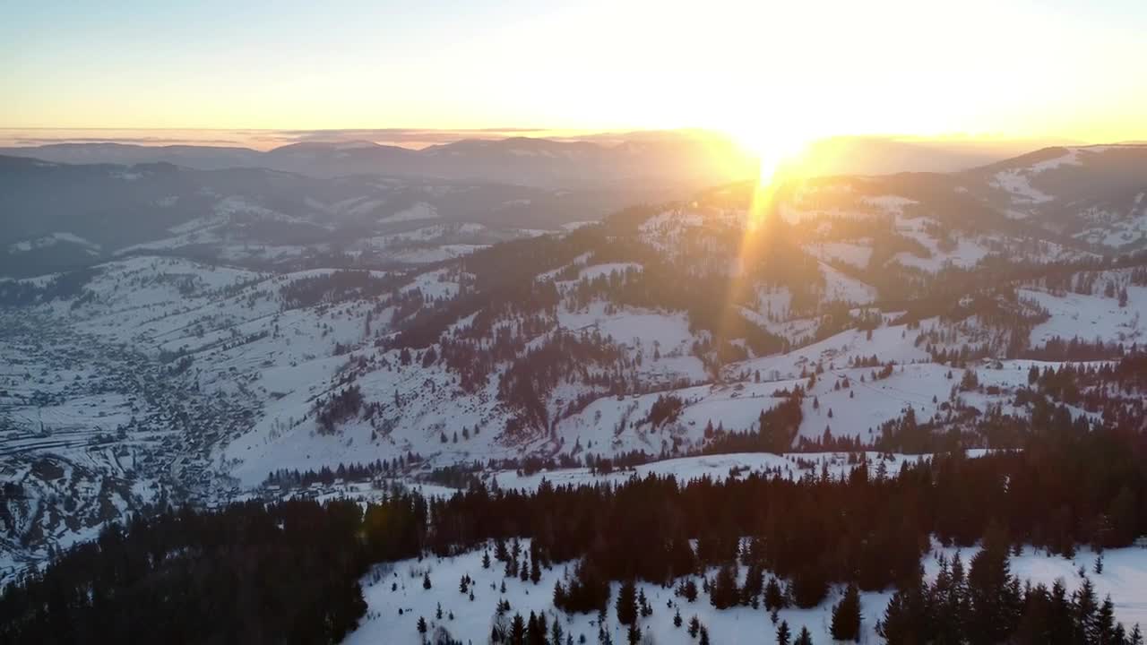 Stock Video Great Scenery In The Mountains During Winter Live Wallpaper For PC - Free Download
