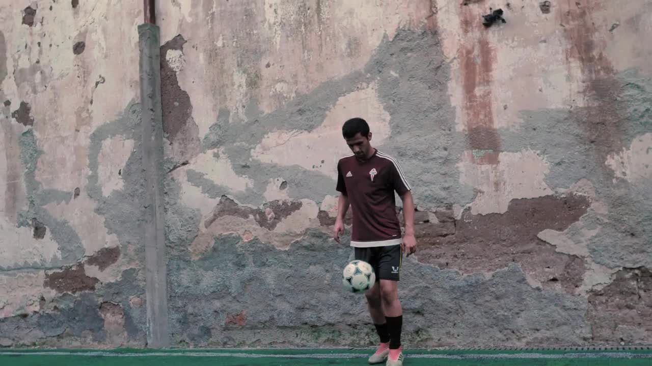Free Video Stock Street Football Players Practicing Crosses And Shots Live Wallpaper - Free Download