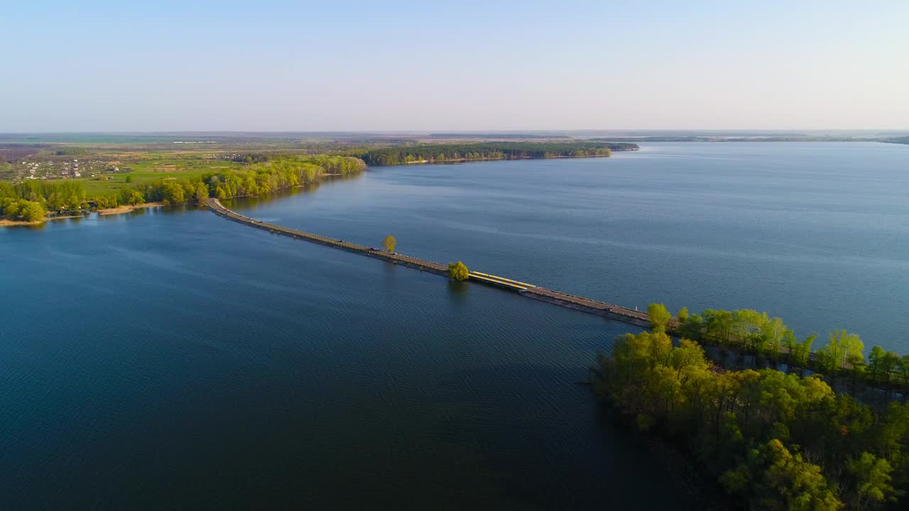 Stock Video Dam River Drone Shot Live Wallpaper For PC - Free Download
