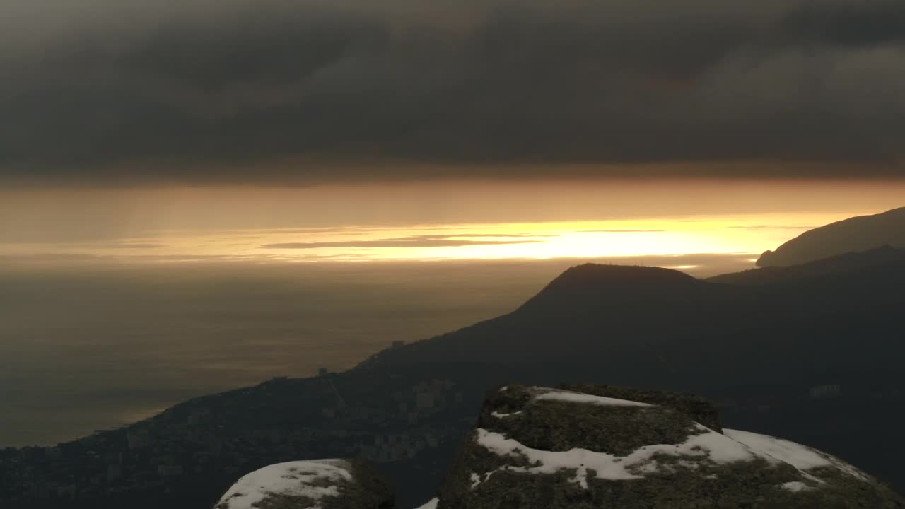 Stock Video Grey Clouds Stretching Across The Sky Live Wallpaper For PC - Free Download
