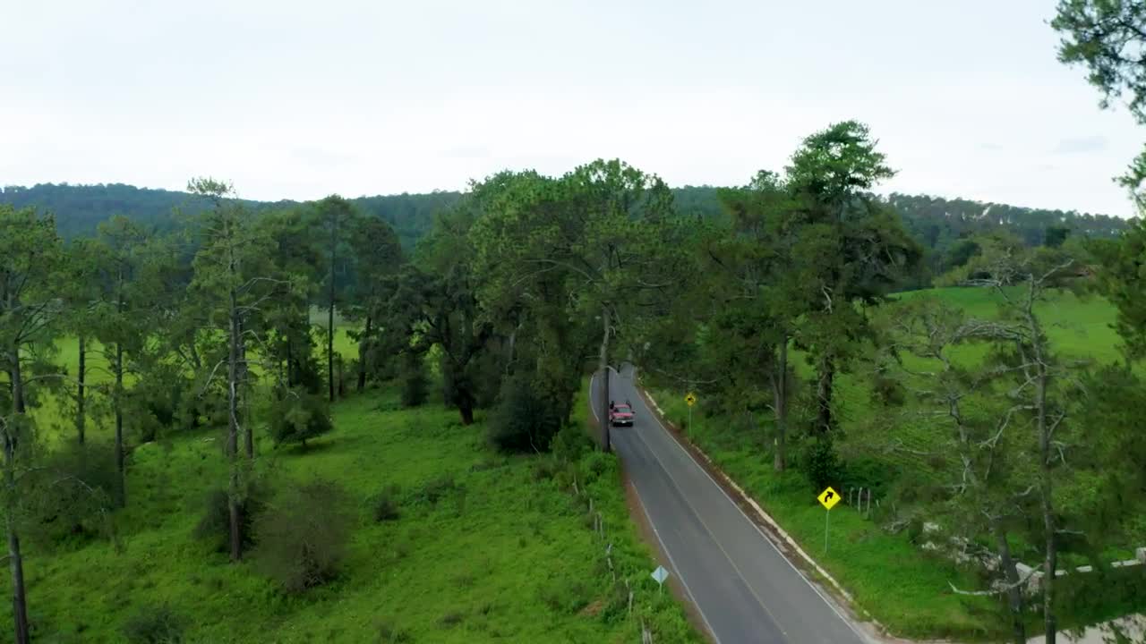 Stock Video Flying Over A Road That Crosses Between Nature Live Wallpaper For PC - Free Download