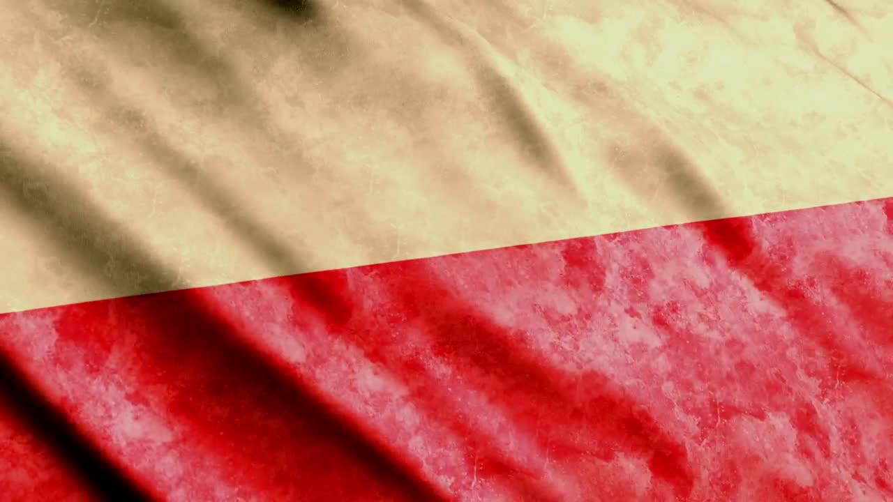 Stock Footage Weathered Flag Of Poland Waving Live Wallpaper - Free Download