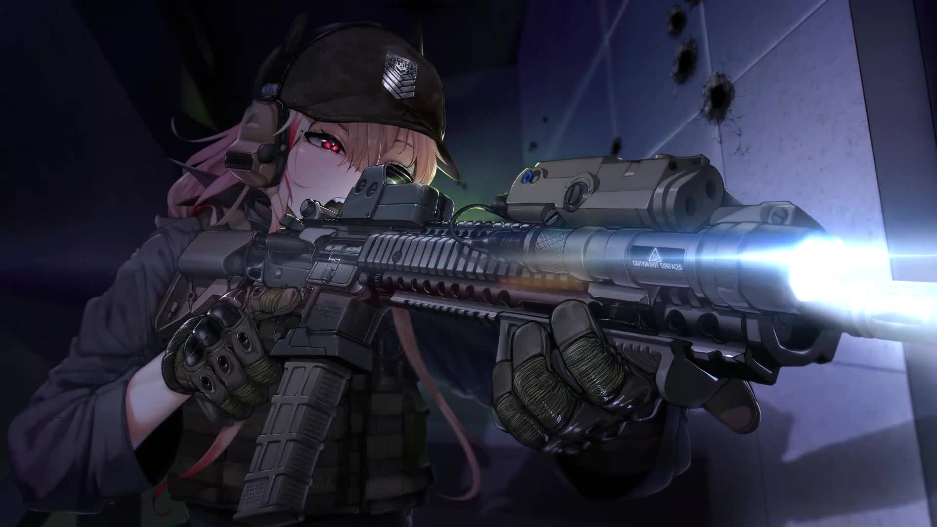 Anime Girls Frontline M4 Sopmod II by SD Big Pie - Free Download