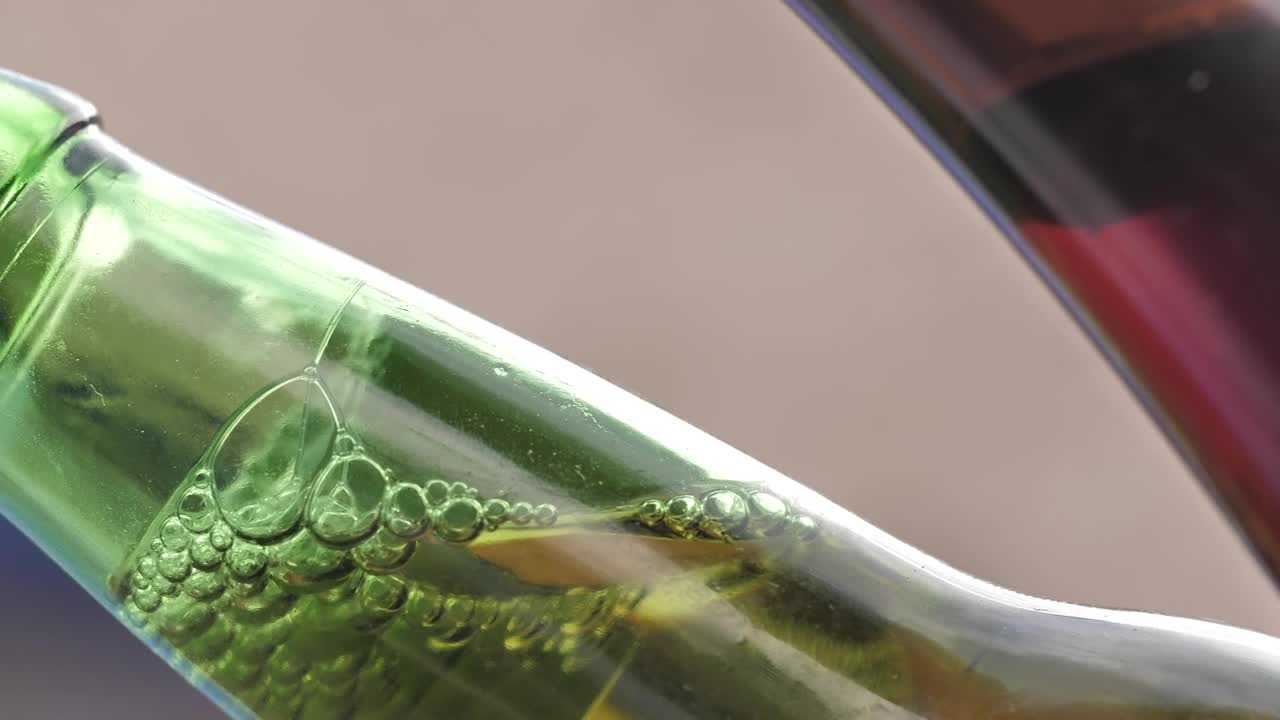 Stock Video Green Glass Bottle Of Beer Detail View Live Wallpaper For PC - Free Download