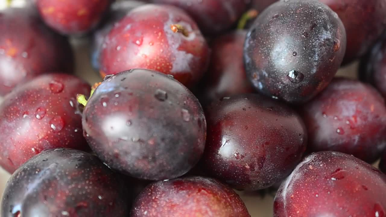 Stock Footage Wet Plums Texture Live Wallpaper - Free Download