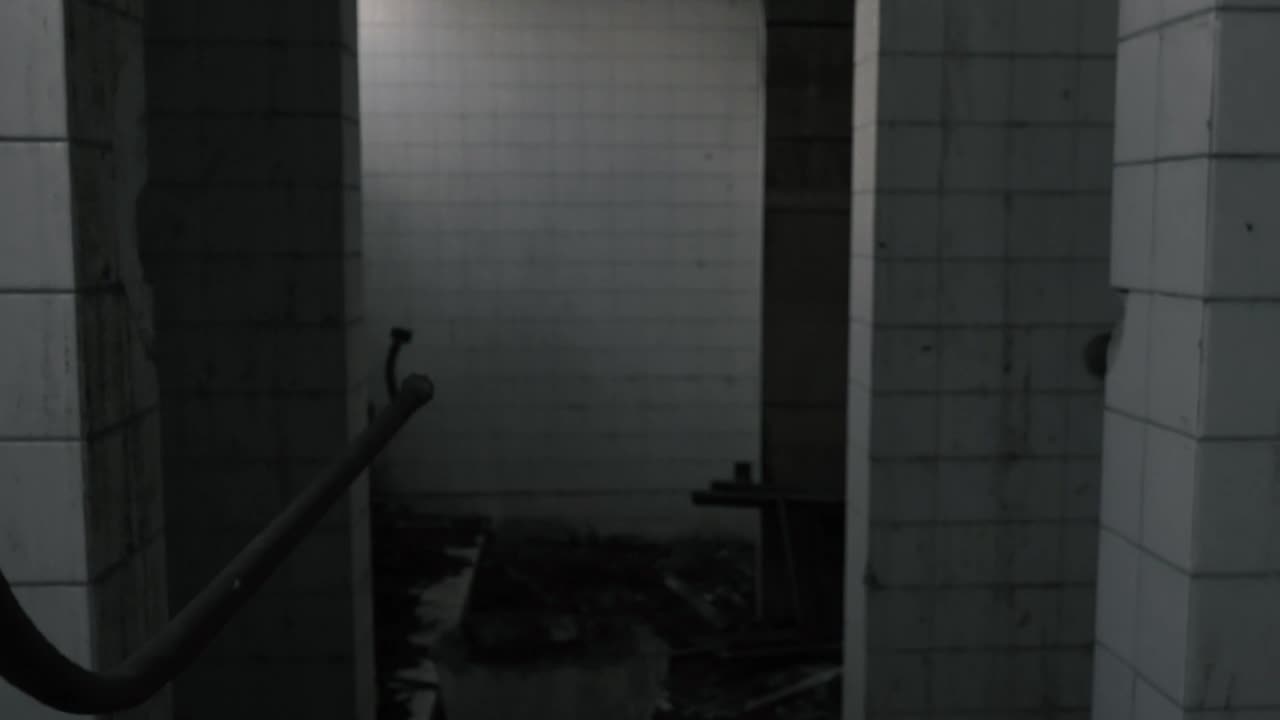 Free Stock Video Scary Woman Walking In A Ruined Building Live Wallpaper - Free Download
