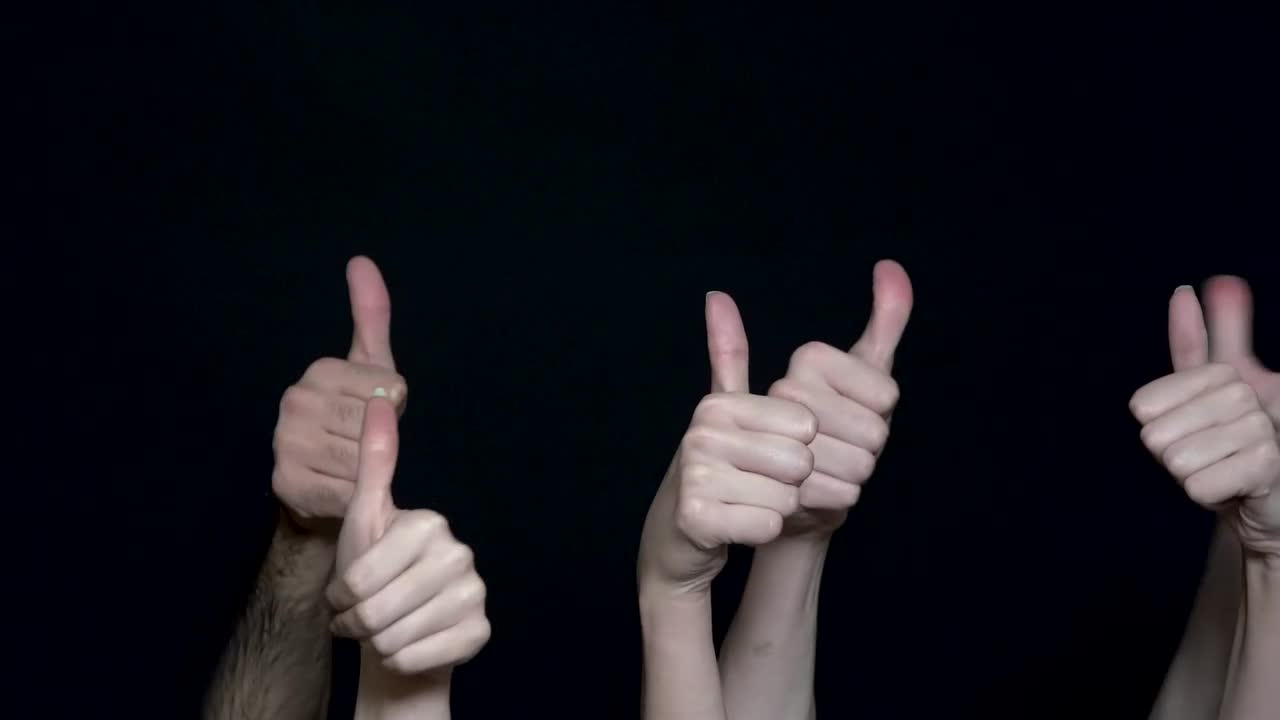 Stock Video Group Of People Giving A Thumbs Up Live Wallpaper For PC - Free Download