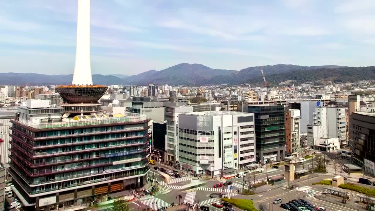 Stock Video Movement In A City Seen From Above Live Wallpaper - Free Download