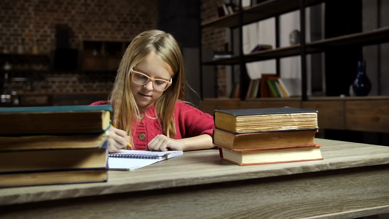 Stock Video Girl Frustrated While Studying Throws A Books Away Live Wallpaper For PC - Free Download