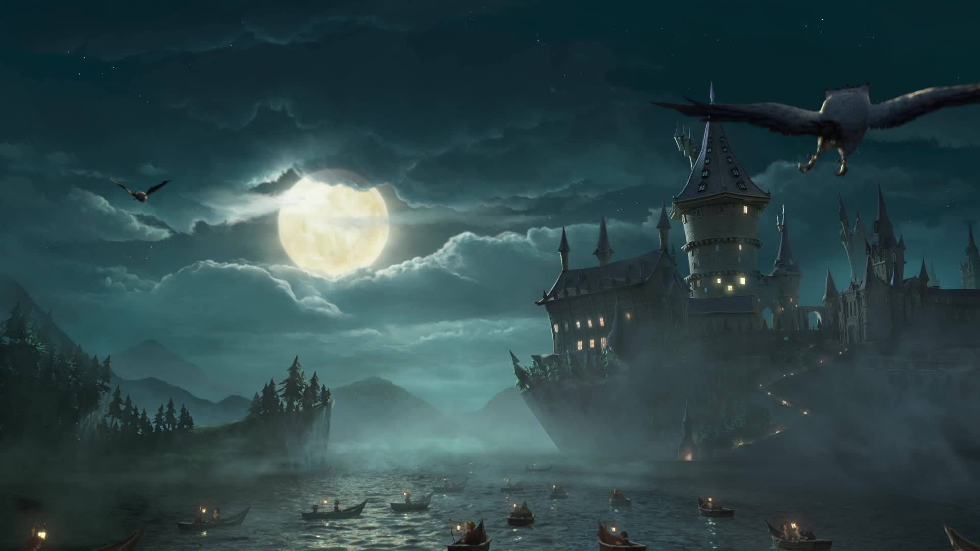 Harry Potter Hogwarts Wizardry Casle Live Wallpaper - Free Download
