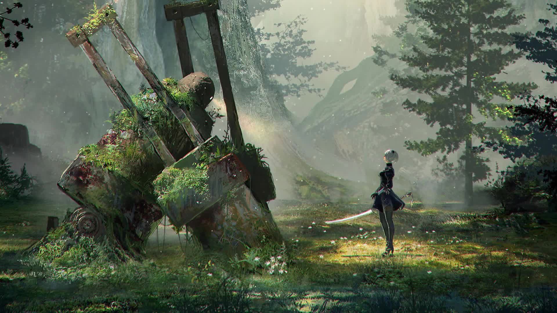 Nier Automata Ambient Live Wallpaper Free - Free Download