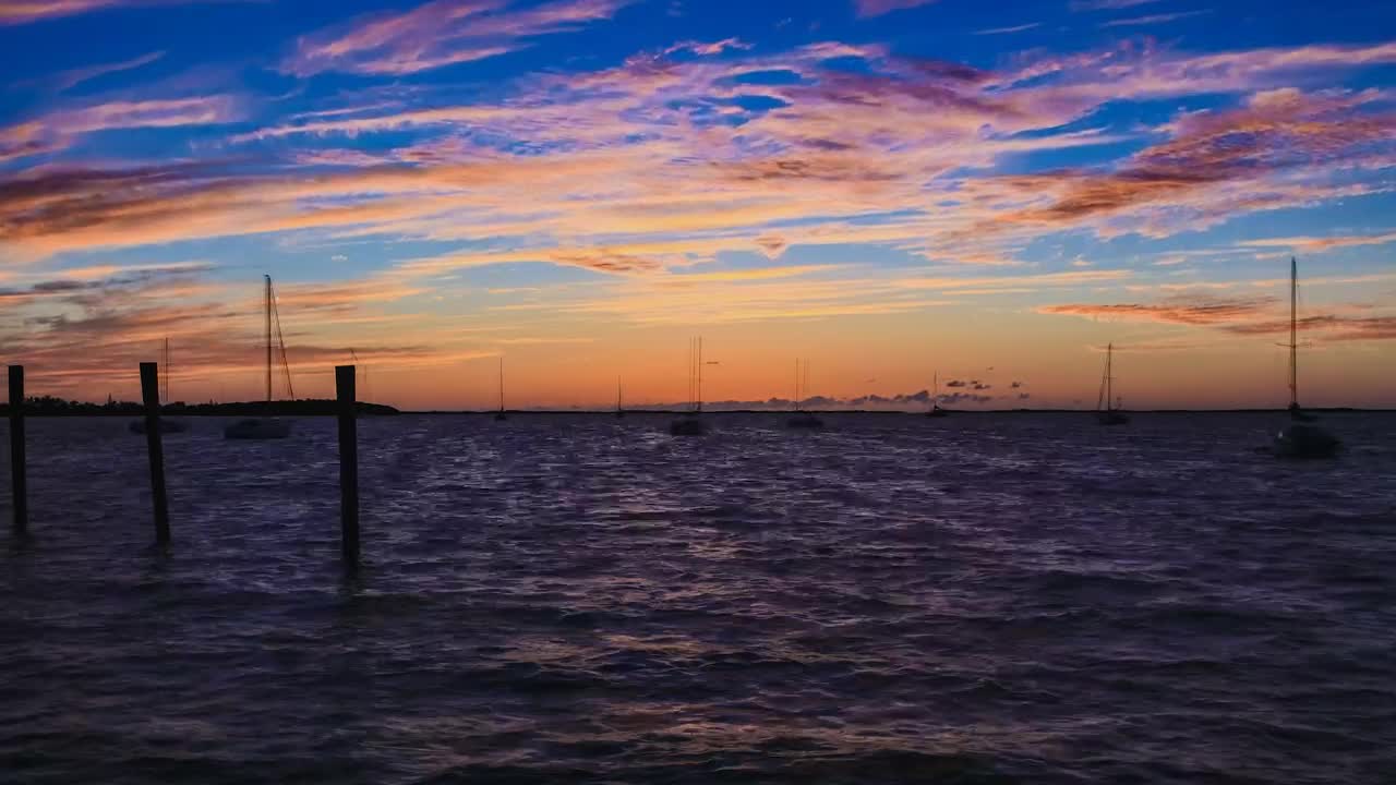 Free Video Stock sunset over the coast of florida Live Wallpaper - Free Download