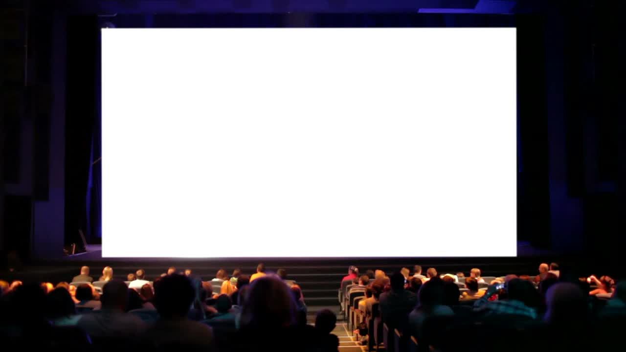 Stock Video Crowd Watching A Movie Live Wallpaper For PC - Free Download