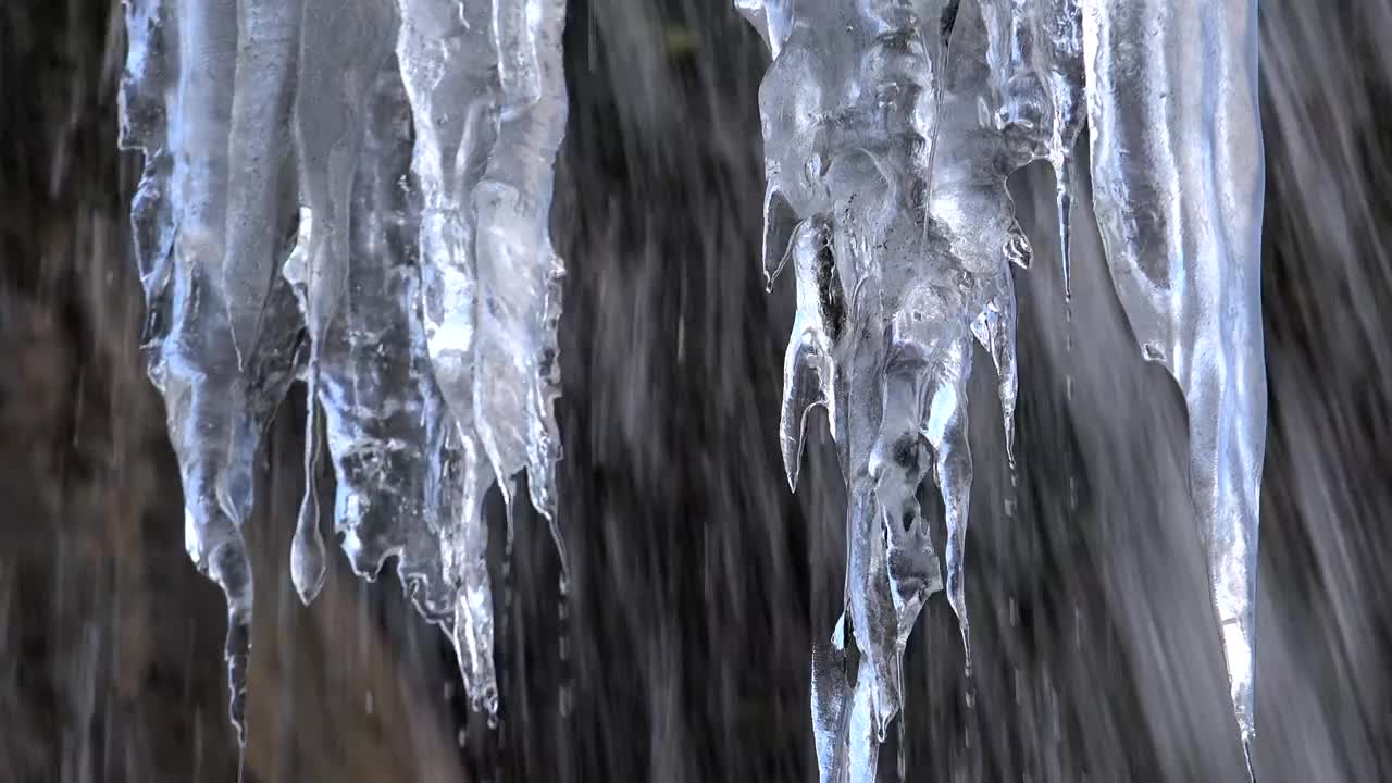 Stock Footage Waterfall And Ice Formations Live Wallpaper - Free Download