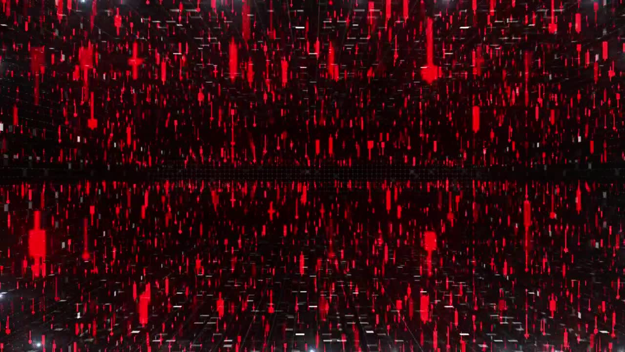 Stock Video Negative Stock Market Indicators D Animation Live Wallpaper - Free Download