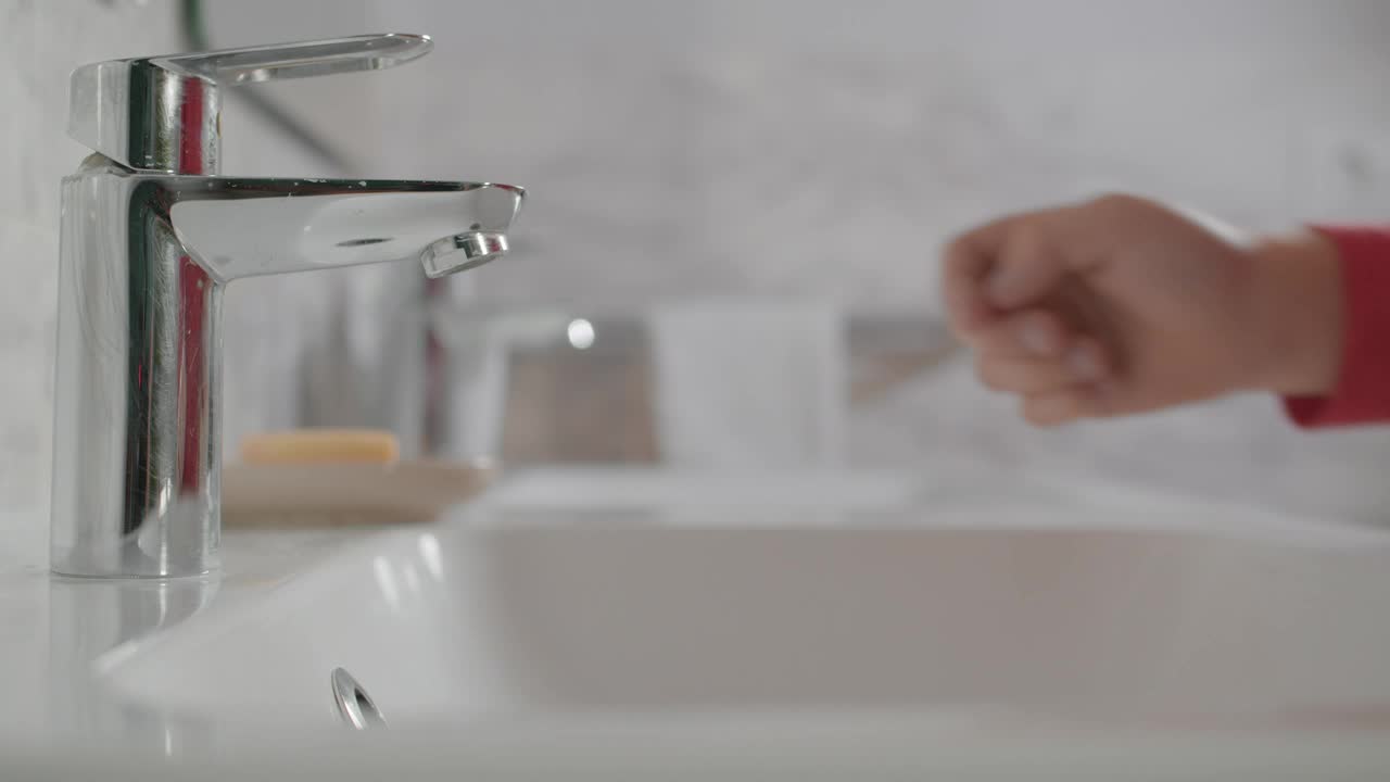 Video Stock Child Washing Their Hands In A Bathroom Live Wallpaper For PC - Free Download