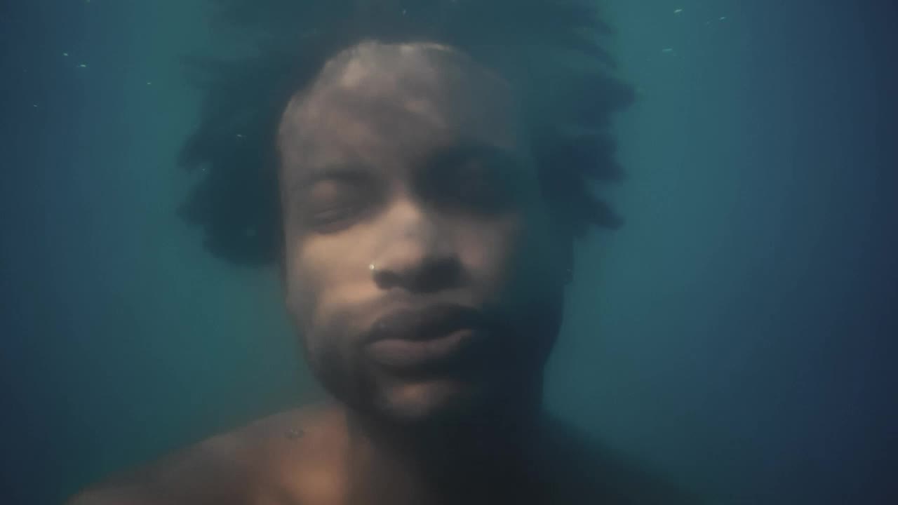 Stock Video Face Of A Man Submerged Under Water Live Wallpaper For PC - Free Download