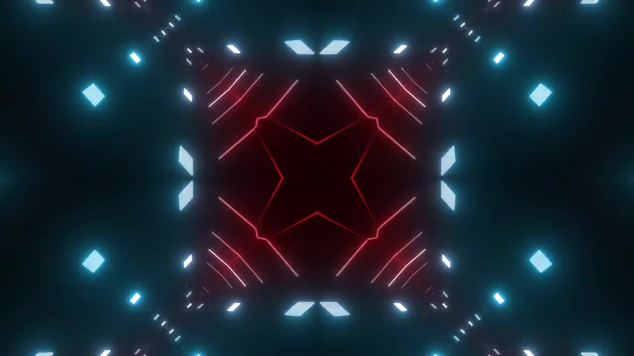 Stock Video Corridors Of Red Lines And Blue Boxes Of Light Live Wallpaper For PC - Free Download