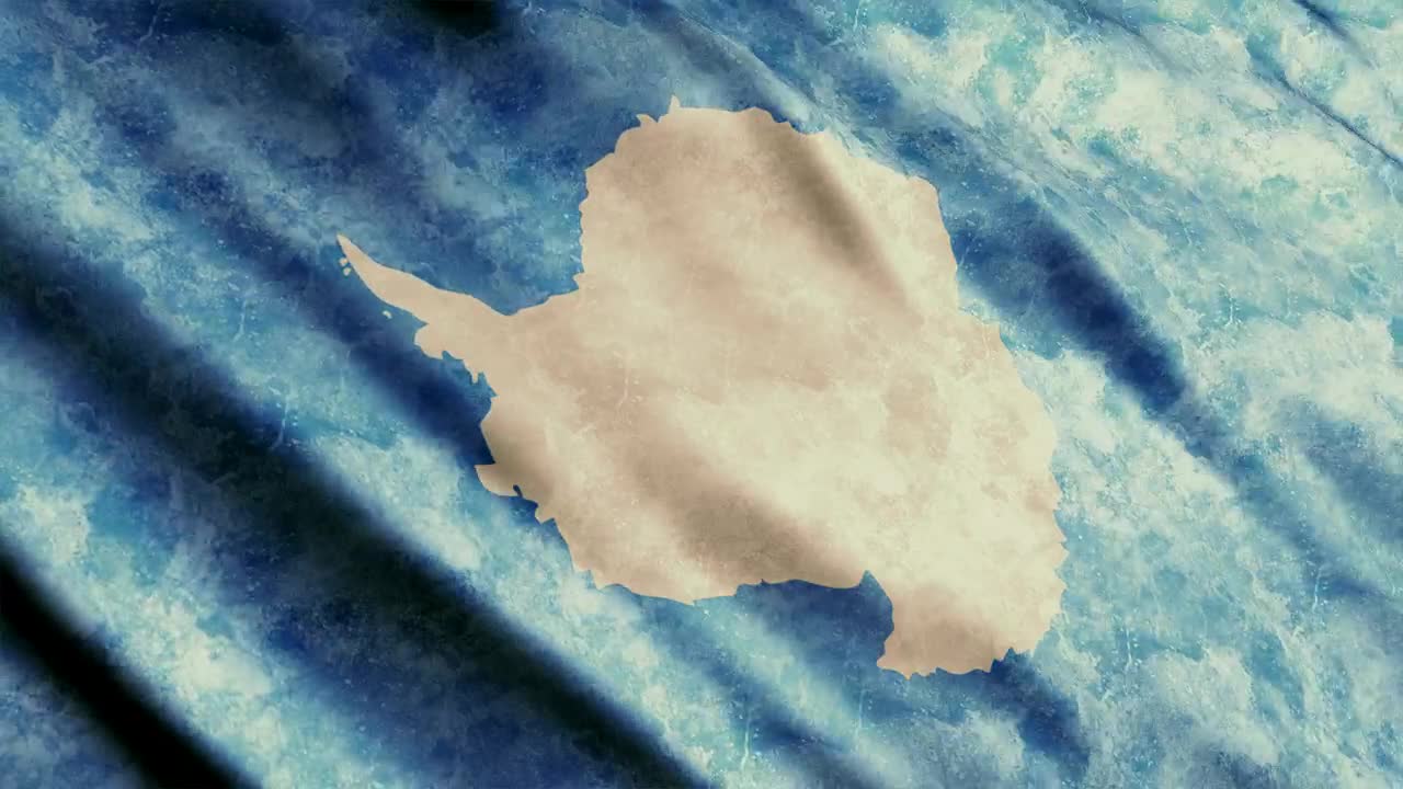 Stock Video Faded Antarctica Flag Waving Live Wallpaper For PC - Free Download