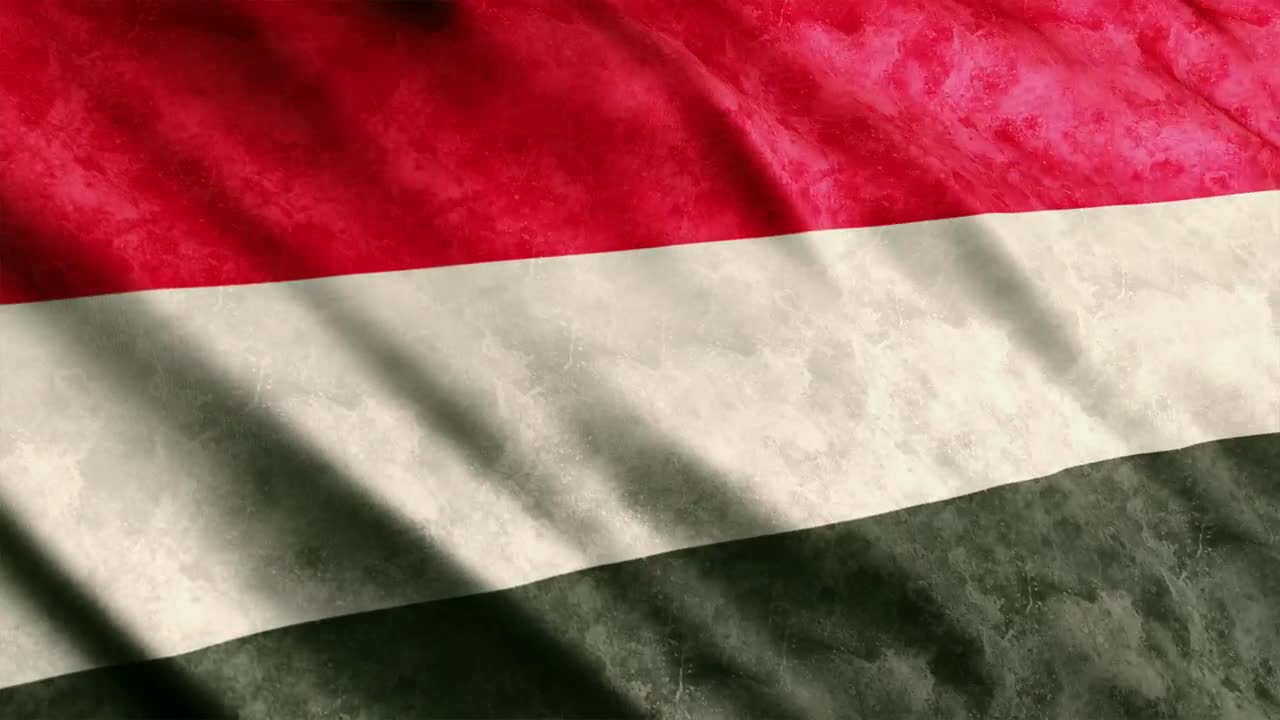 Stock Video Flag Of The Country Of Yemen In Asia Live Wallpaper For PC - Free Download