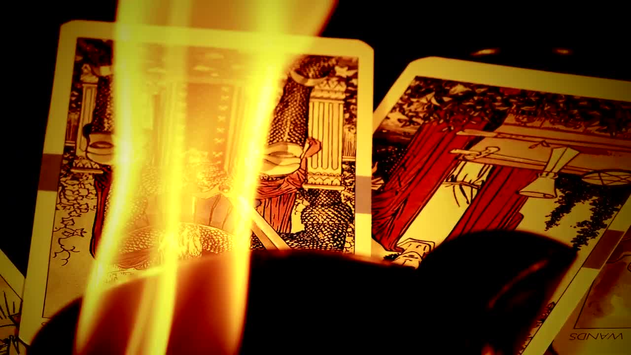 Stock Footage Witchcraft Letters From A Burning Fortune Teller Live Wallpaper - Free Download