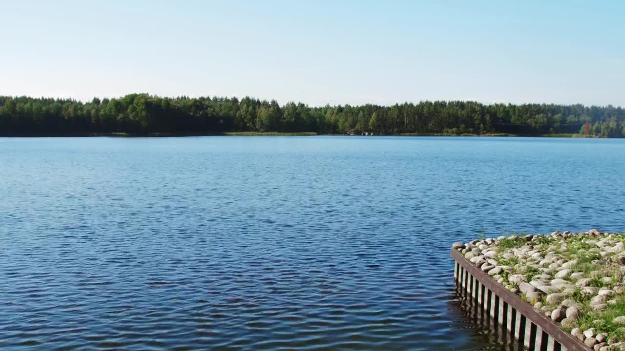 Video Stock Pier Covered In Rocks And Moss Live Wallpaper Free - Free Download