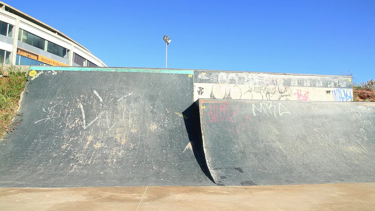 Free Video Stock Skateboarding At An Urban Park Live Wallpaper - Free Download