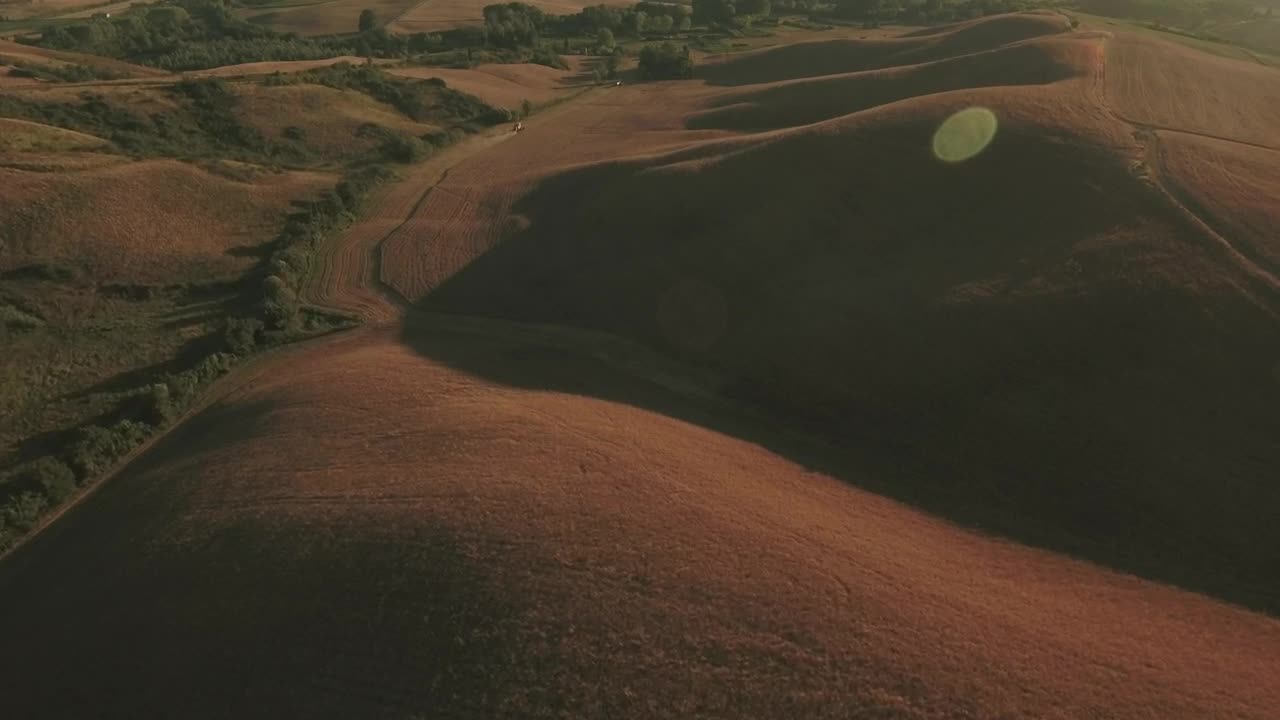 Stock Video Drone Flying Over A Harvester Live Wallpaper For PC - Free Download