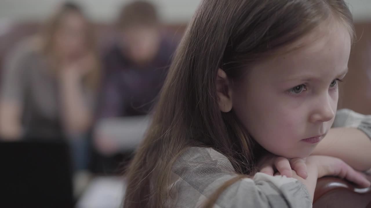 Free Stock Video Sad Girl Sitting Away From Her Brothers Live Wallpaper - Free Download