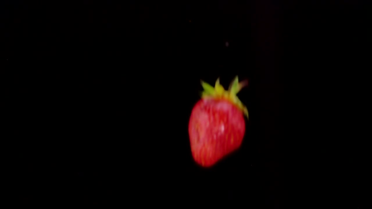 Free Video Stock Strawberries Falling To Black Water Live Wallpaper - Free Download