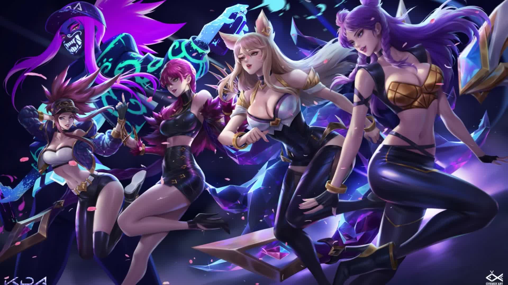 KDA Girls League Of Legends Live Wallpaper - Free Download